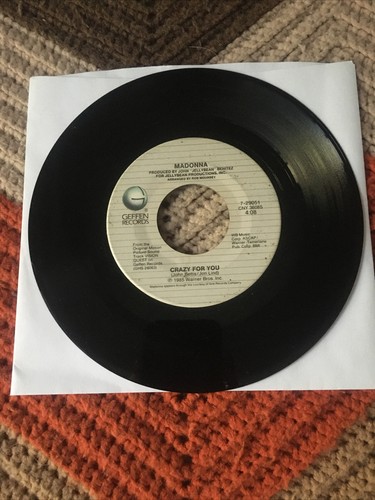 Madonna - Crazy For You 45 | eBay