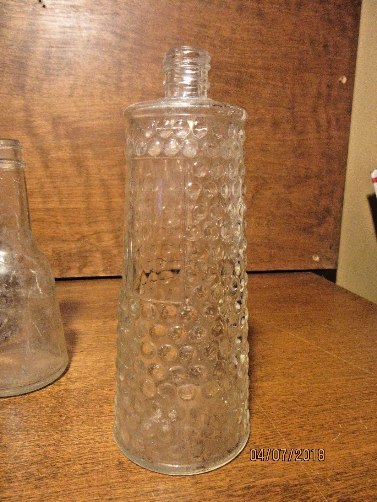 lot of 8 Vintage Glass Bottles VGC