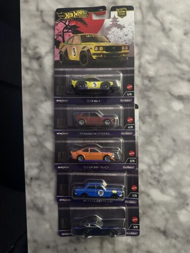 2024 Hot Wheels Premium Car Culture Japan Historics 4, Set 2024 Hot Wheels Premium Car Culture Japan Historics 4, Set