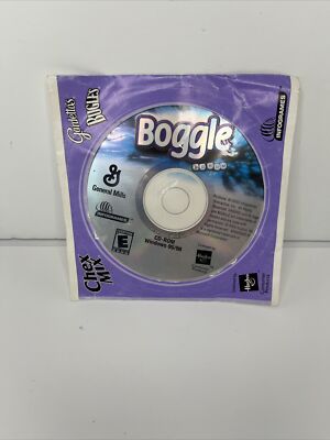Hasbro Boggle General Mills 2003 PC Game