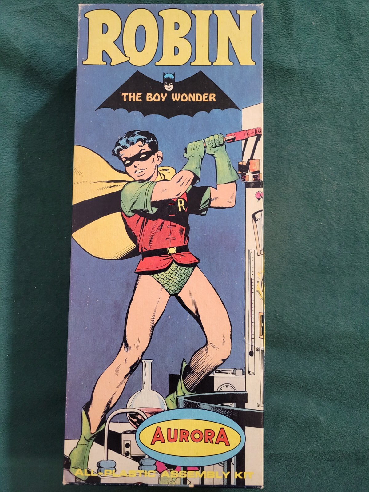 Vintage 1966 Aurora - Robin: The Boy Wonder All-Plastic Model Kit #488-98 Vintage 1966 Aurora - Robin: The Boy Wonder All-Plastic Model Kit #488-98