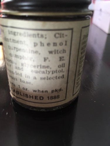 Antique Chandlers Salve Ointment Bottle