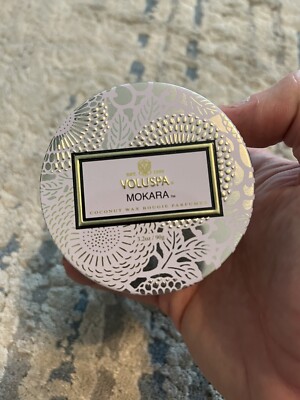 Voluspa MOKARA Petite Jar Candle 3.2oz Coconut wax bougie parumee