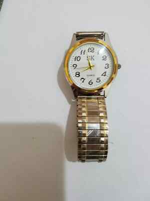 Souarts - orologio analogico da polso, al quarzo, da donna, color oro e argento,