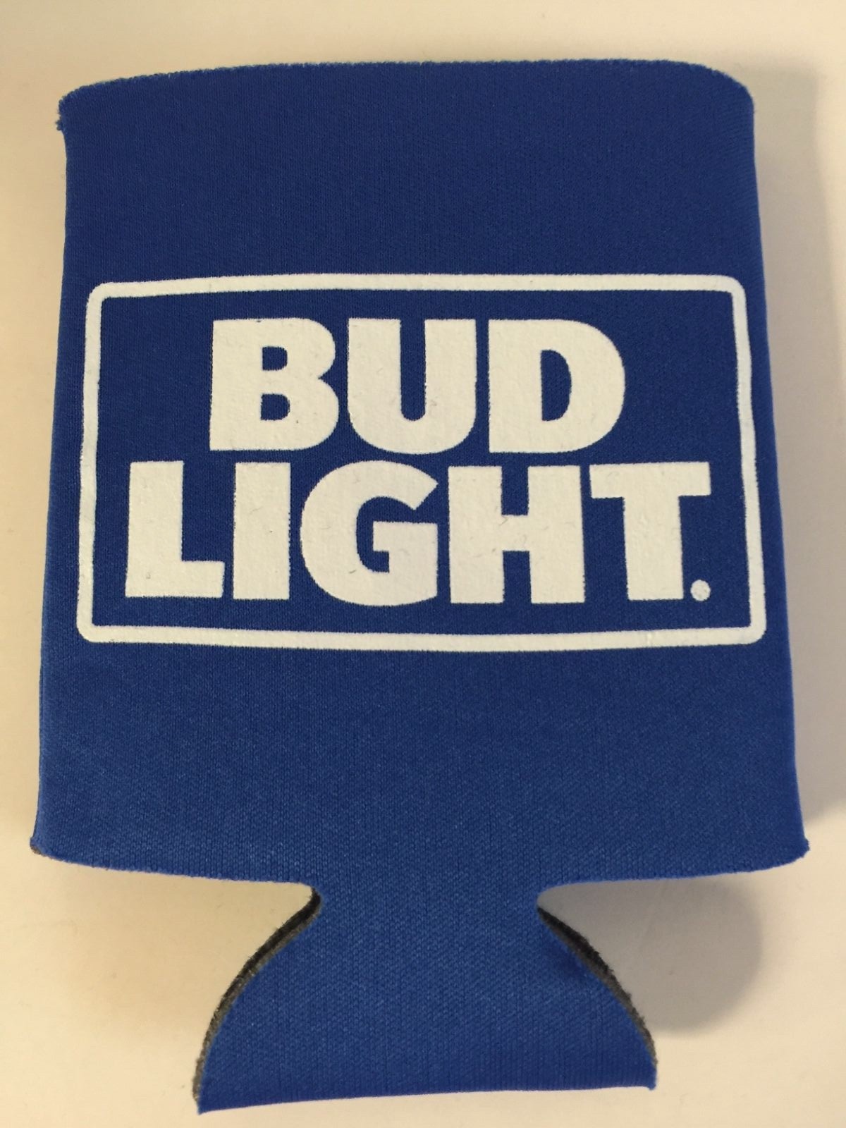 Bud Light Beer Koozie Fits 12 oz Can & Bottle Retro Logo One (1) New & Free Ship