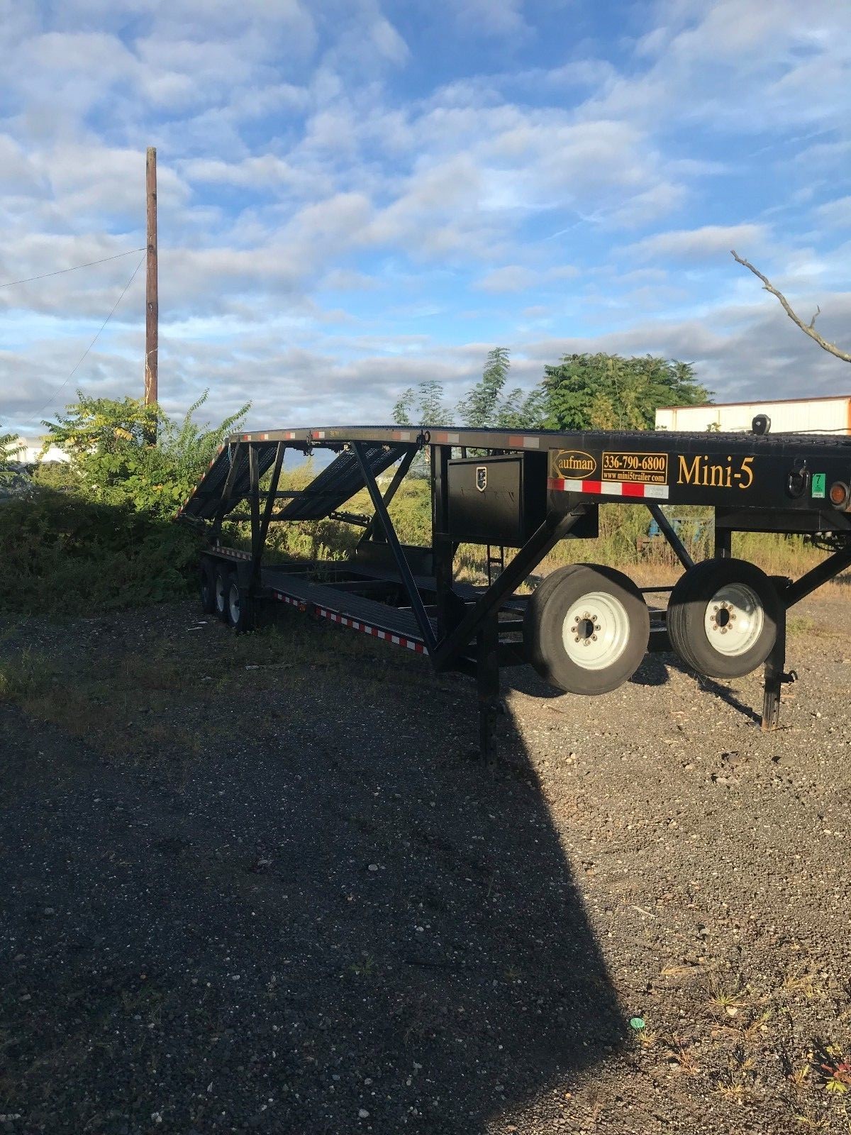 2016 Kaufman Double Deck Mini 5 Car Hauler Trailer