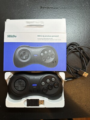 8BITDO M30 2.4G WIRELESS GAMEPAD MD/GENESIS MINI/GEN/NSW/PC
