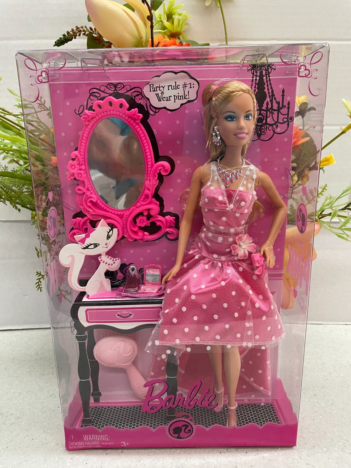 【美品レア】バービー Color Your World Pink Barbie Barbie Color Your World Pink - Slumber Party - N6184 BarbiePedia