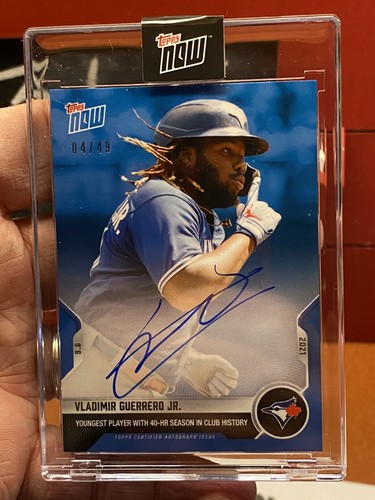 2021 Topps Now #767B Vladimir Guerrero Jr. Autograph Toronto