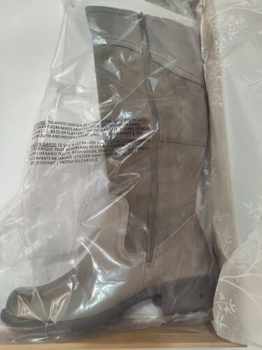 Pre-owned Cobb Hill Brunswick Tall Women's Grey Waterproof Boots , Size 7.5 In Gray