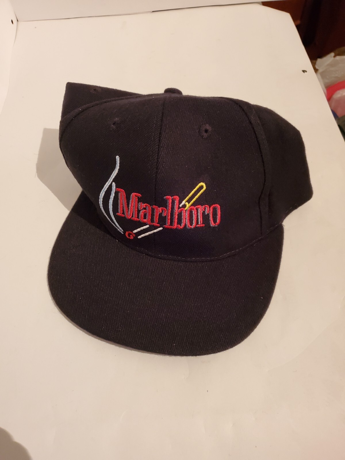 帽子 90s YO! promo cap vintage VINTAGE Marlboro Hat Cap Mens Strap Back Black M Logo