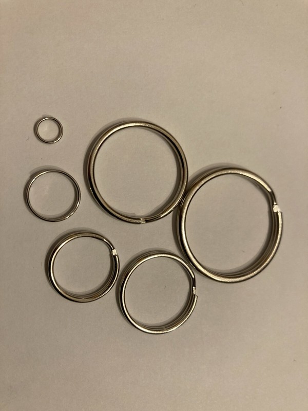SchlÃ¼Sselringe Durchmesser 6, 12, 16, 20, 25 Und 30mm 10 Bis 100 StÃ¼Ck Ab 12ct