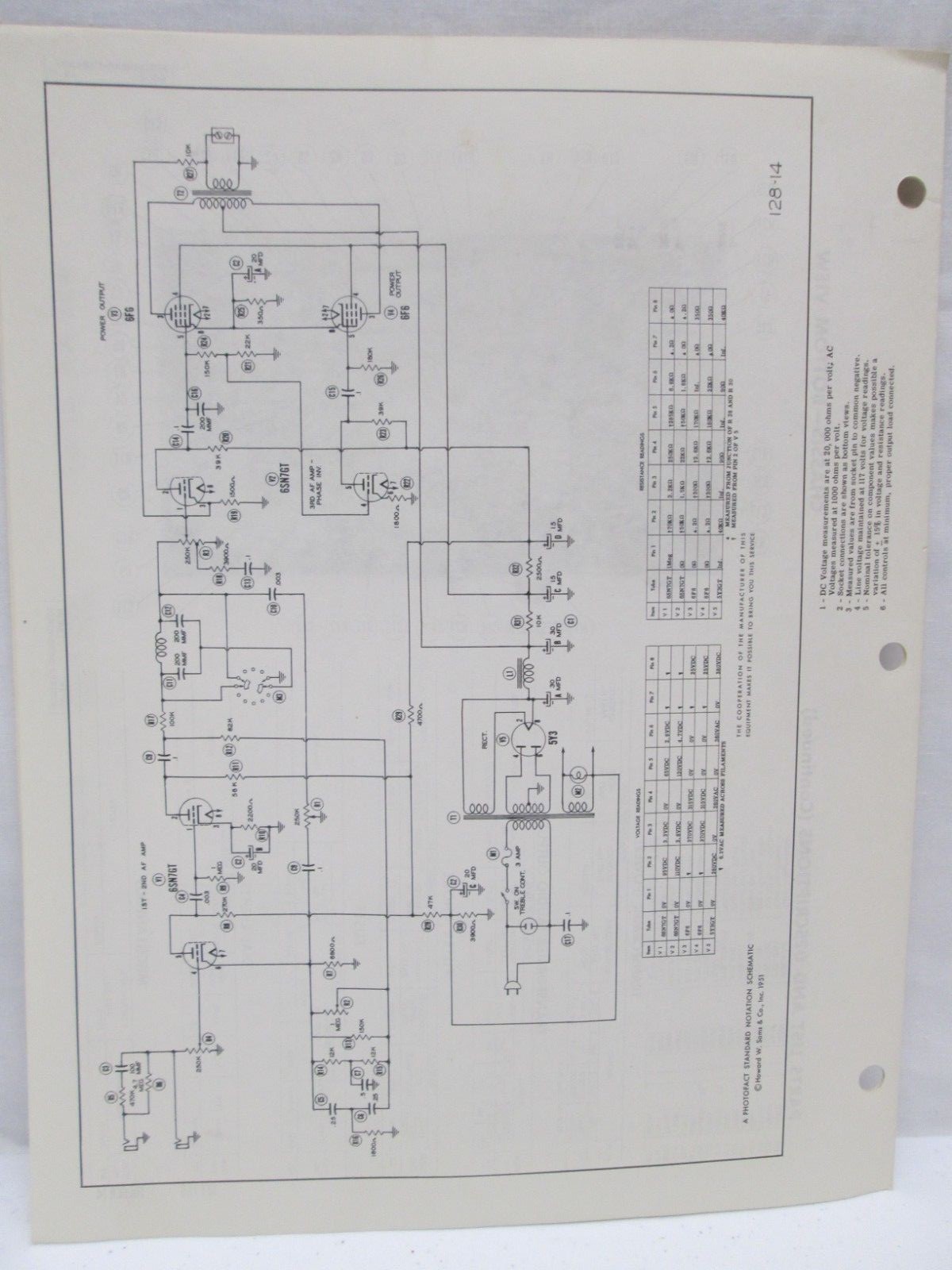 Vintage Sams Photofact Folder Radio Parts Manual Stromberg Carlson Model AR-37