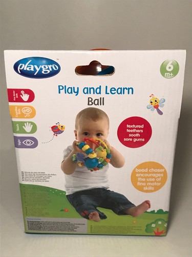 New Baby Toy Play And Learn Ball Teethers Bead Chaser Mirror Rattle Playgro 6m+