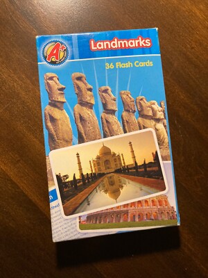 Landmark Flashcards Creative Edge 36 Count Dalmatian Press 2012 Home School Tool