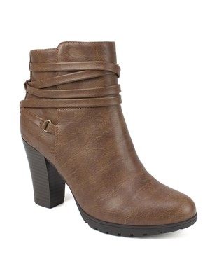 Женские пинетки WHITE MOUNTAIN из натурального коричневого оберточного материала с ремешком Spade Almond 5,5 Вт