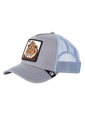 

Мужская кепка Goorin Bros. The King Lion Trucker, синяя, Синий, 101-0388-SLATE
