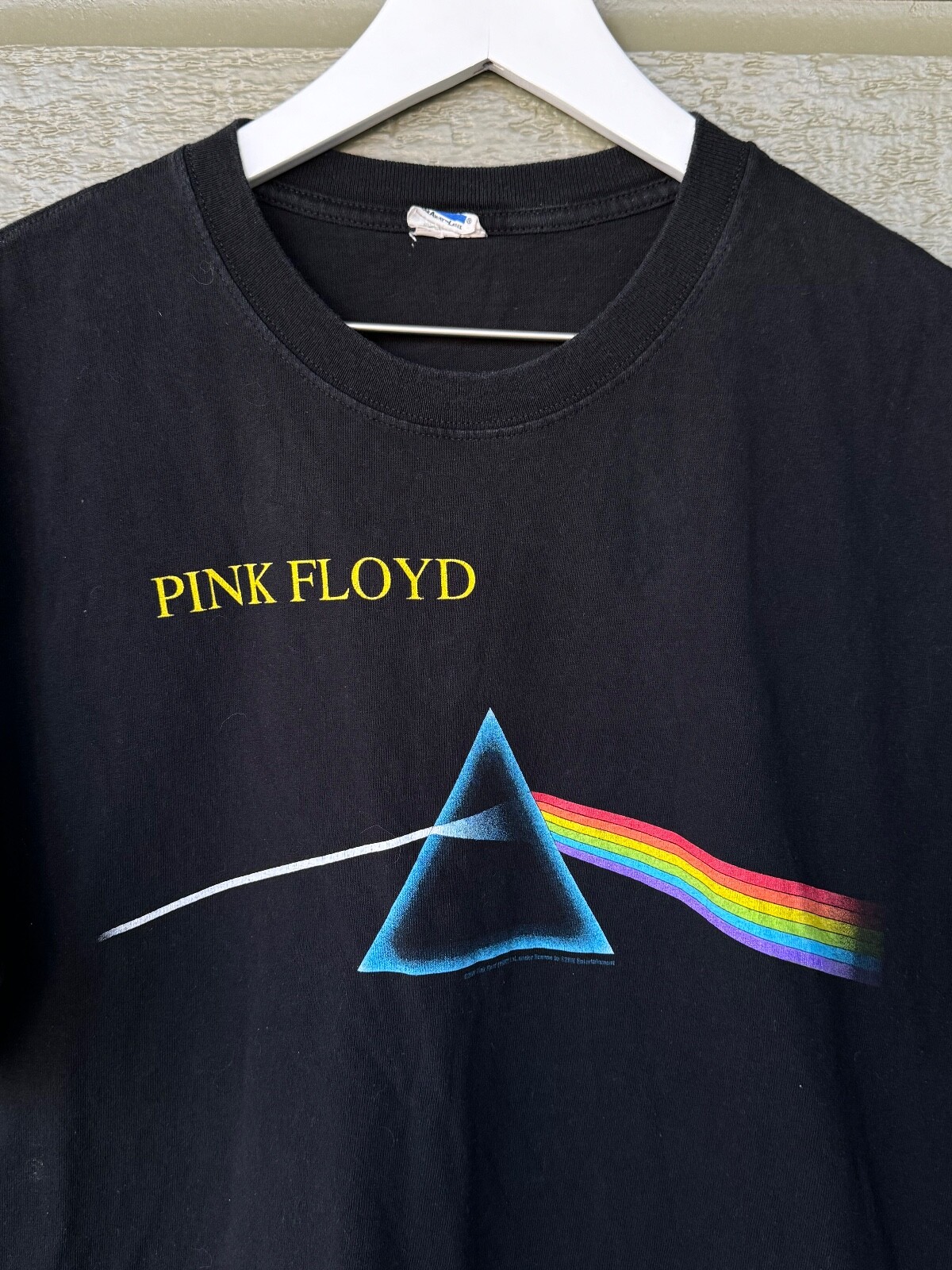 Vintage Pink Floyd Dark Side of the Moon T-Shirt Anvil Black Vintage Pink Floyd Dark Side of the Moon T-Shirt Anvil Black