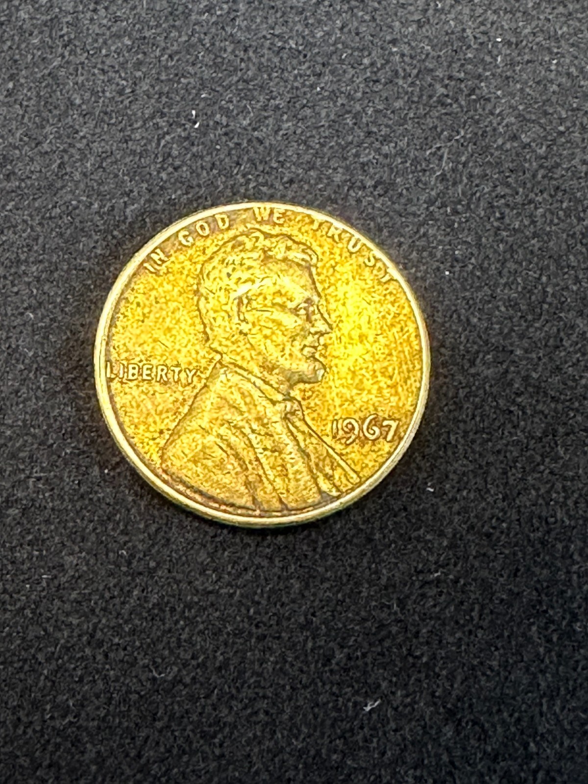 1967 Error Penny No Mint Mark 