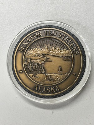 Alaska Senator Ted Stevens Challenge coin - President Pro Tempore