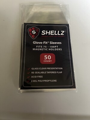 75-100 Point One Touch Shellz Card Sleeves 50 Count