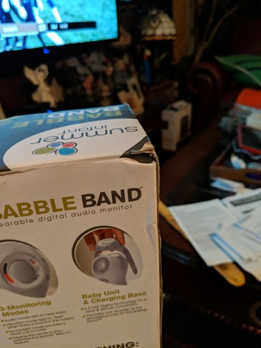 Summer Infant Babble Band Wearable Digital Audio Baby Monitor Range up to 800 Ft