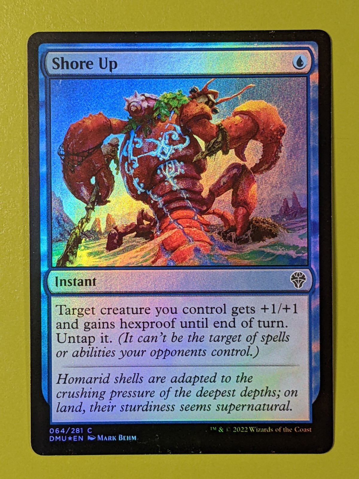 FOIL Shore Up x1 Dominaria United 1x MTG Magic the Gathering