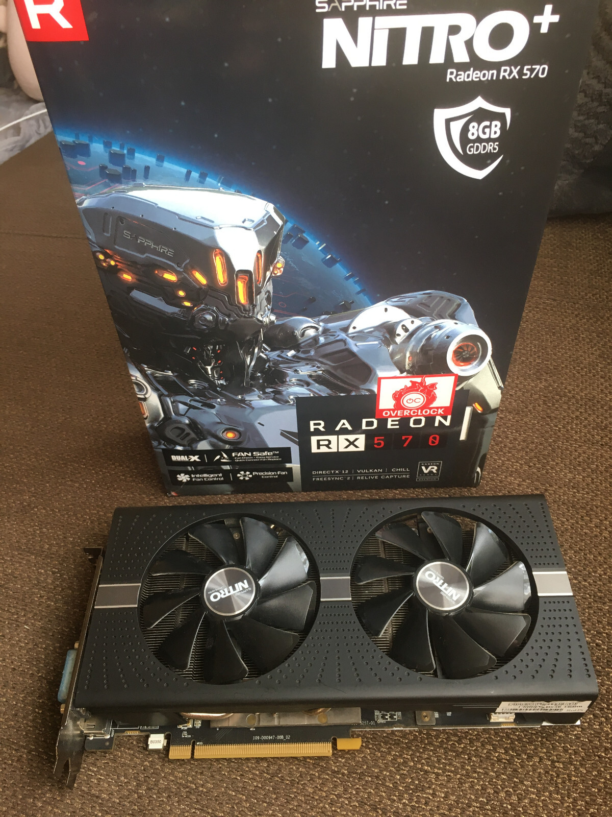 AMD Radeon RX 570 4G 2連ファン AMD Radeon RX 570 4G 2連ファン