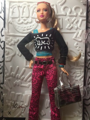 barbie x keith haring doll