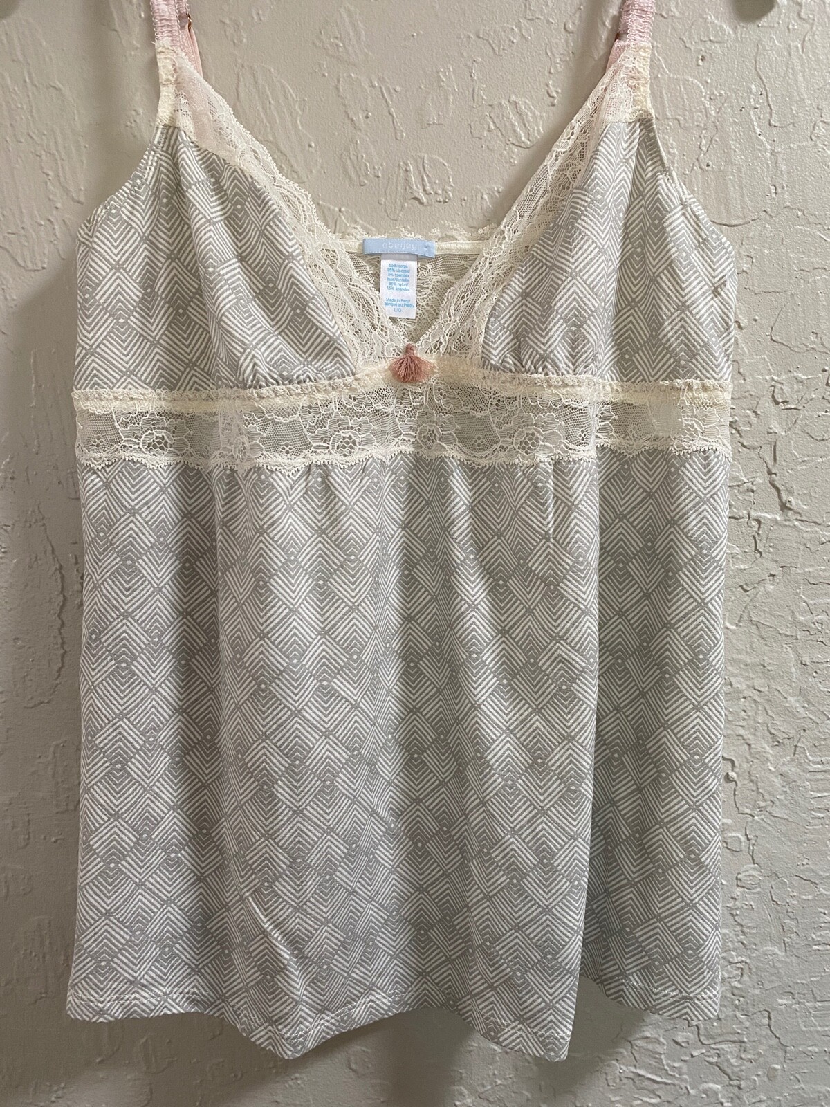 commesi SoftTouch Cami Top (Ivory×Gray) SoftTouch Cami Top (Gray×Black) – COMME SI STUDIO