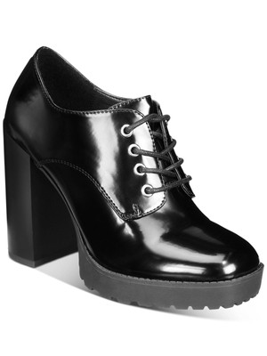 

WILD PAIR Женские черные туфли-оксфорды с круглым носком Darlaa на блочном каблуке 7,5, Черный, DARLAA