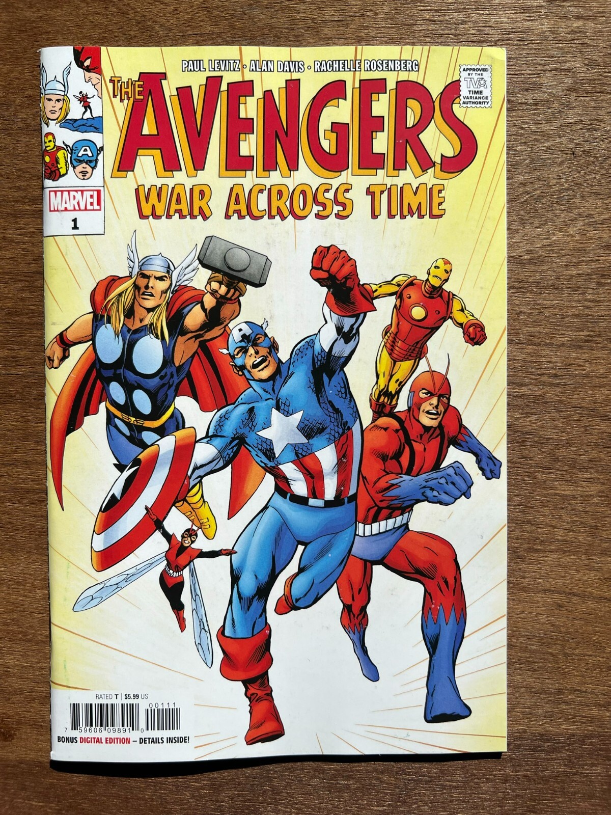 Avengers War Across Time 1 Marvel Comics Alan Davis Vs Kang