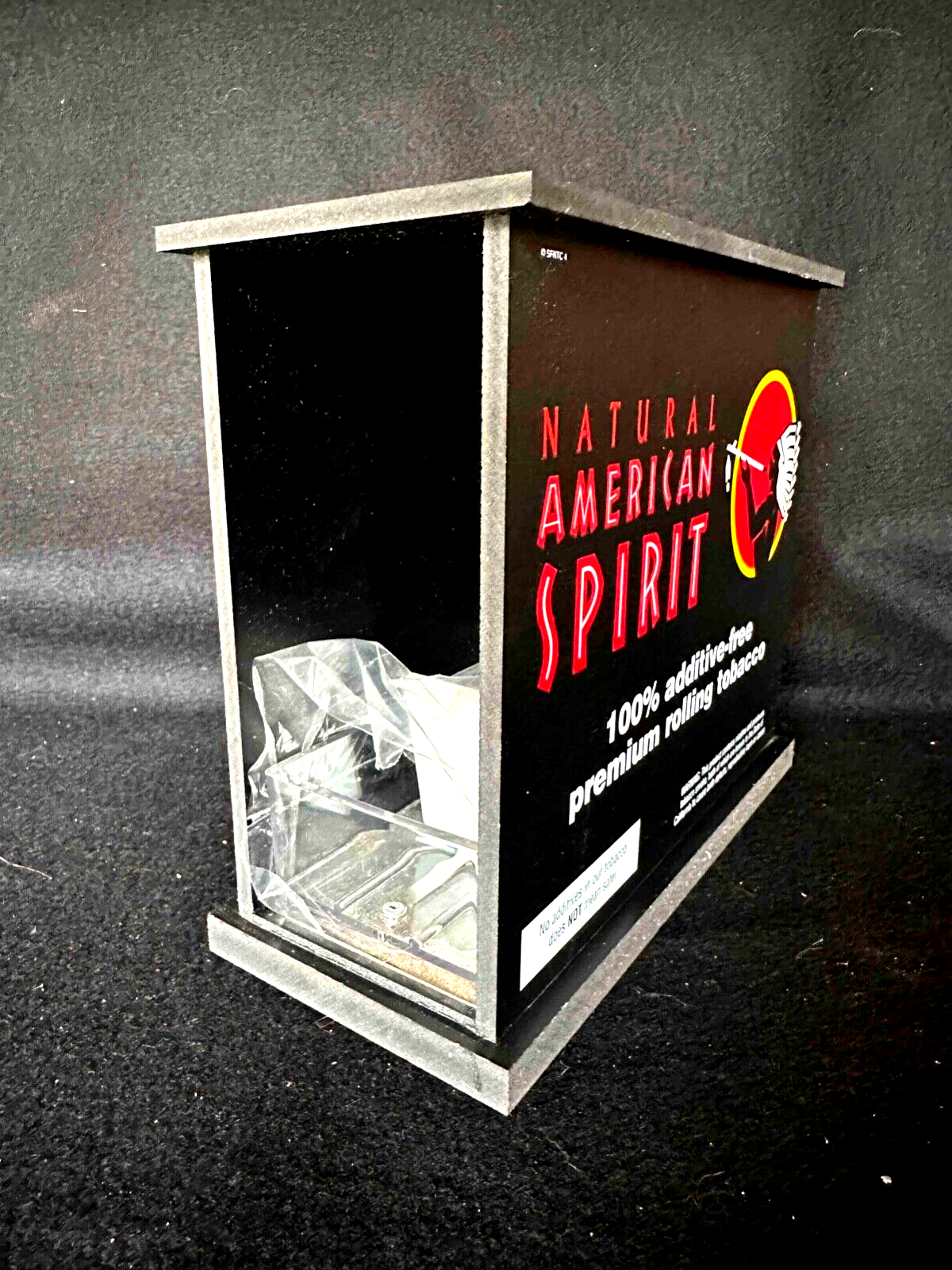 Natural American Spirit Rolling Tobacco Cigarette Display Box Case with Slide