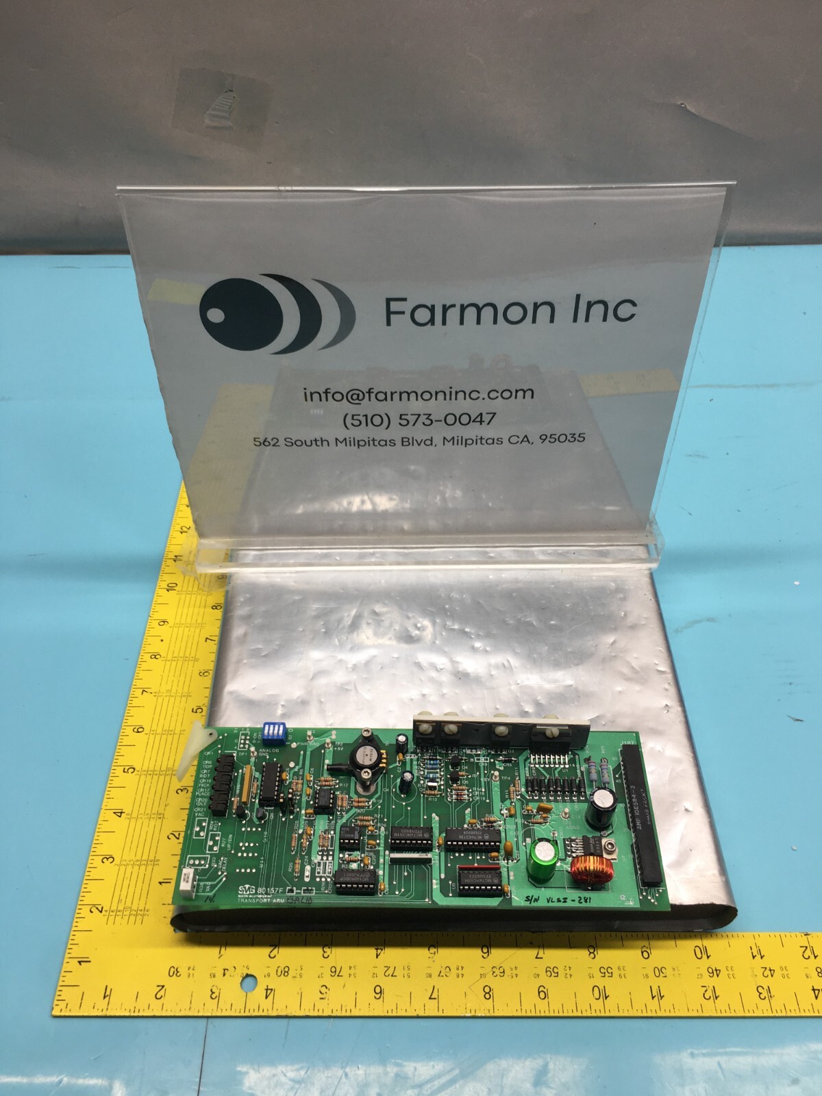 SVG 80157F PCB, TRANSPORT ARM, 80157FA-01, 80157F-01,58-10038,ATS, 151697