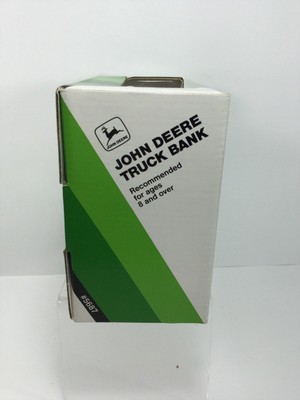 1991 ERTL,1931 John Deere Hawkeye Crate Delivery Truck Coin Bank, LE, #2691,NIB