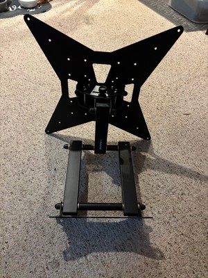 Euromet FLAGGY M   Wall Support System Vesa 400×400, Black  55 LB. Capacity