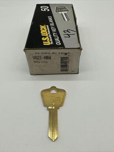 AR4 Brass Blank Key, 100/Box AR4 Brass Blank Key, 100/Box
