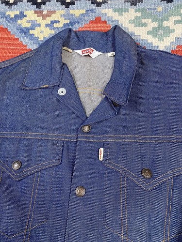 VTG LEVIS Denim Jacket Big E Type 3 Trucker White Tab 60s VTG LEVIS Denim Jacket Big E Type 3 Trucker White Tab 60s