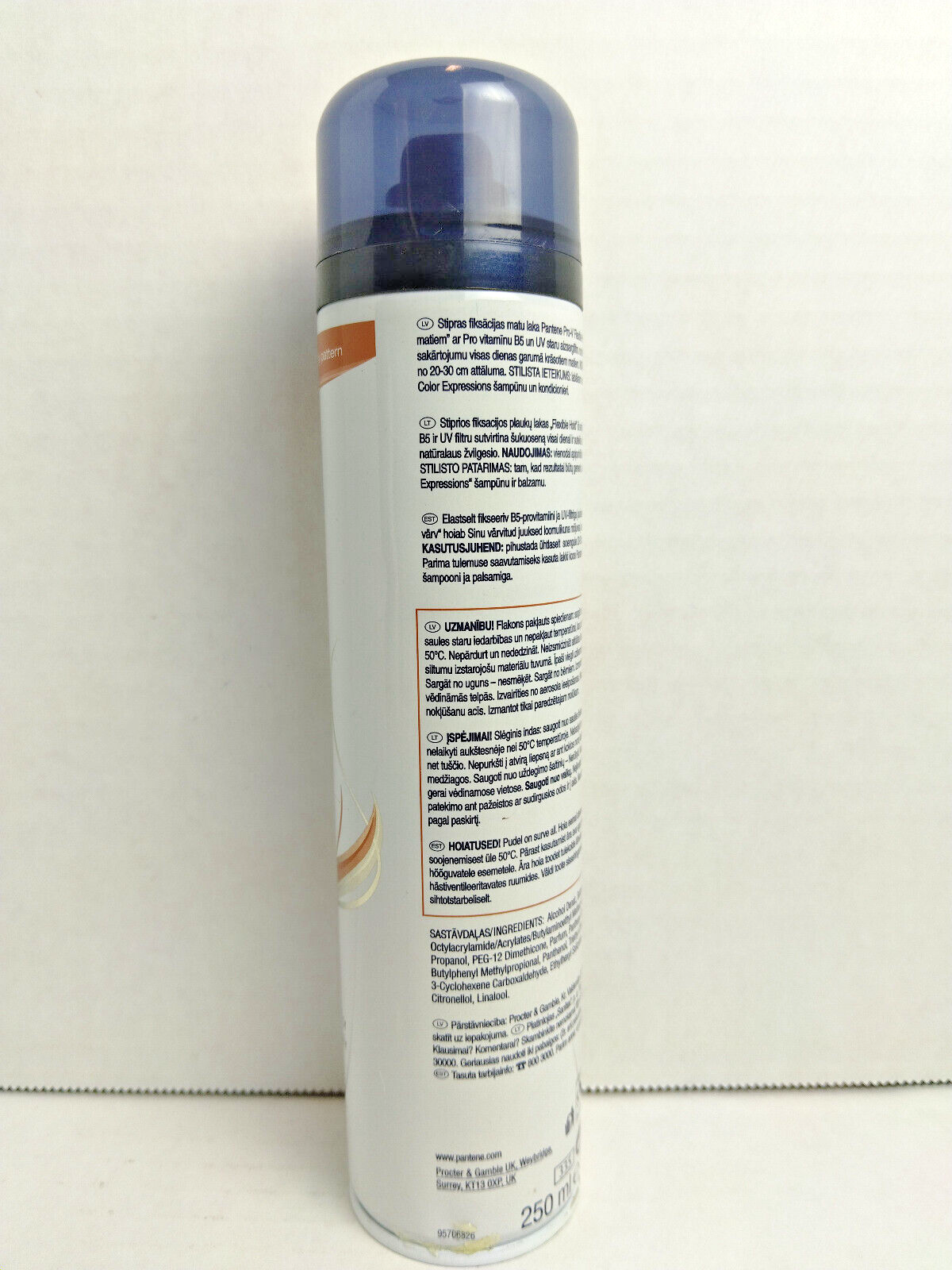 RARE PANTENE PRO-V Radiant Color Hairspray For Colored Hair Flexible Hold 250ML