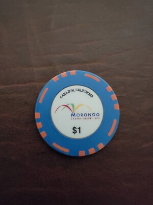 1 ONE $1 Morongo Casino Poker Chip
