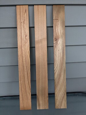 3 Rare Small Antique Chestnut Wood Boards Planks 2 1/4 X 20 X 1/4'' Lot AG