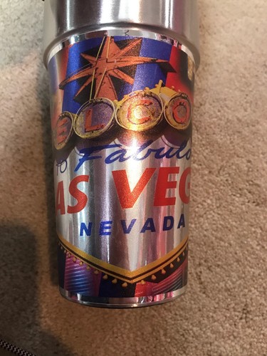 Las Vegas Nevada Coffee Mug Cup With Bottle Opener/Fingernail Clipper Keychain