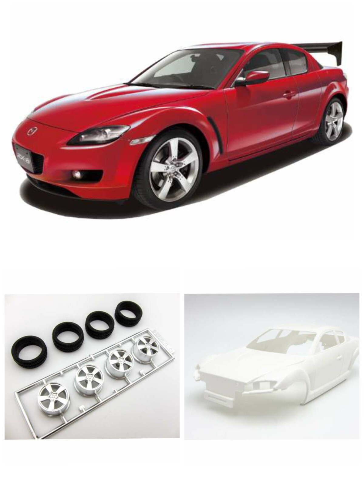 Fujimi Model 1/24 ID326 Mazda RX-8 Type S (GT with W wing