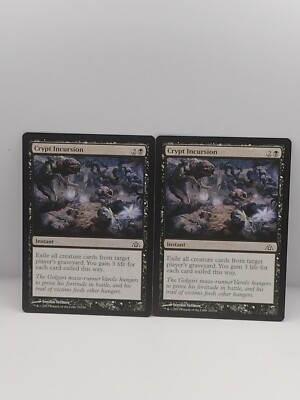 MTG 2x Crypt Incursion LP Dragon's Maze