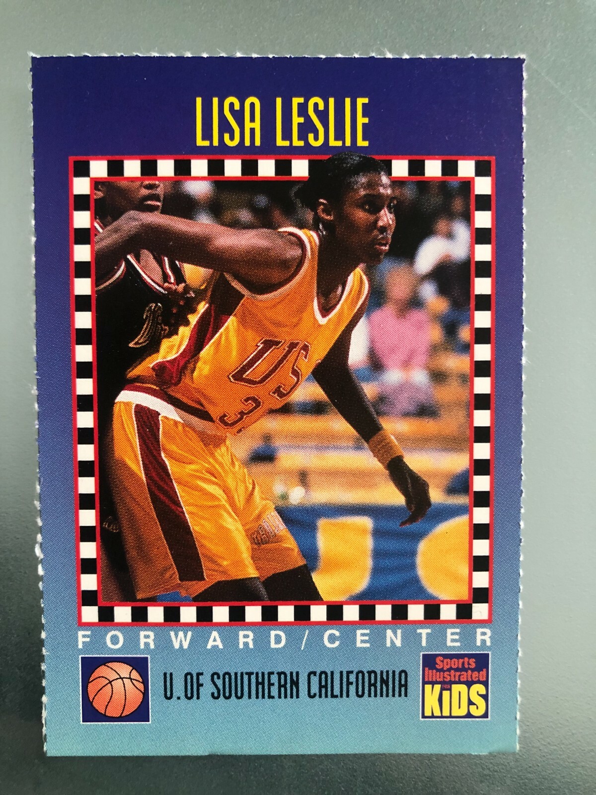 LISA LESLIE USC WNBA 1994 SPORTS ILLUSTRATED SI FOR KIDS CARD ROOKIE RARE. rookie card picture