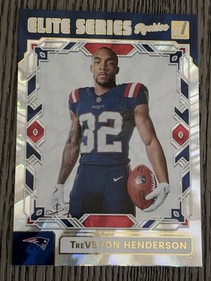 TreVeyon Henderson 2025 Panini Donruss The Elite Series Rookie #ESR-THN Patriots