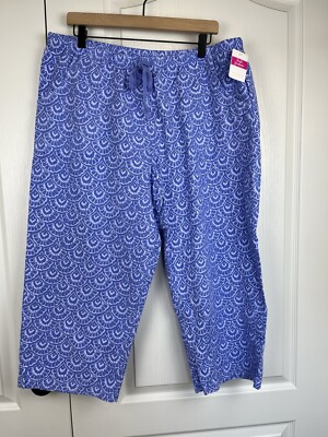 Fresh Produce Size 2X Fanfare Capri Print NWT Drawstring Waist