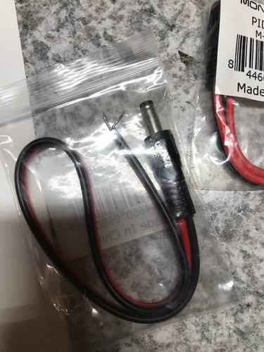 10” MonoPrice Coaxial DC Power Plug In Line, M-CT5088
