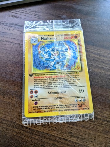 ポケモンカード　旧裏　Machamp 1st edition ポケモンカード 旧裏 Machamp 1st edition ① - メルカリ
