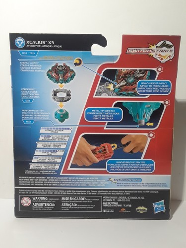 Beyblade Burst Evolution Switch Strike Xcalius X3 Red by Hasbro